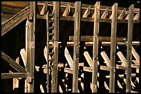 Old mining machinery,  Pioche. Nevada, USA (color)