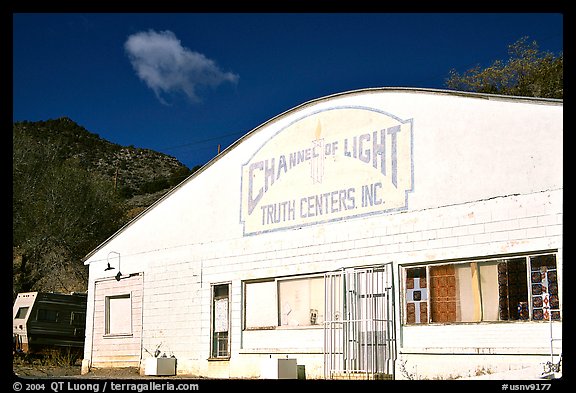 Truth centers, Pioche. Nevada, USA (color)