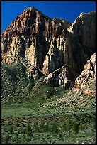 Tall cliffs. Red Rock Canyon, Nevada, USA