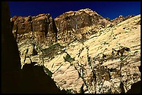 High cliffs. Red Rock Canyon, Nevada, USA ( color)