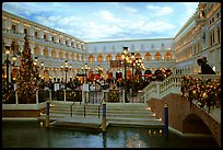 Interior of the Venetian casino. Las Vegas, Nevada, USA