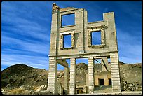 Ruins, Rhyolite ghost town. Nevada, USA