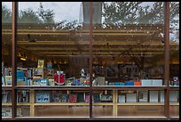 Museum store window reflections. Houston, Texas, USA ( color)