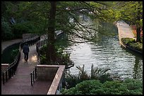 Riverwalk. San Antonio, Texas, USA ( color)