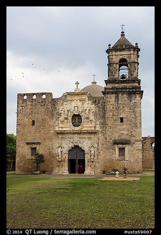 Mission San Jose church. San Antonio, Texas, USA