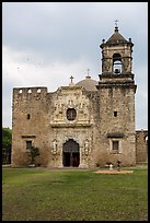 Mission San Jose church. San Antonio, Texas, USA ( color)