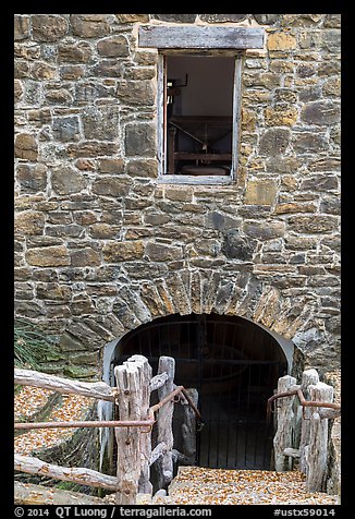 First mill in Texas, Mission San Jose. San Antonio, Texas, USA