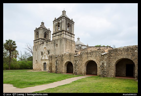 Mission Concepcion. San Antonio, Texas, USA