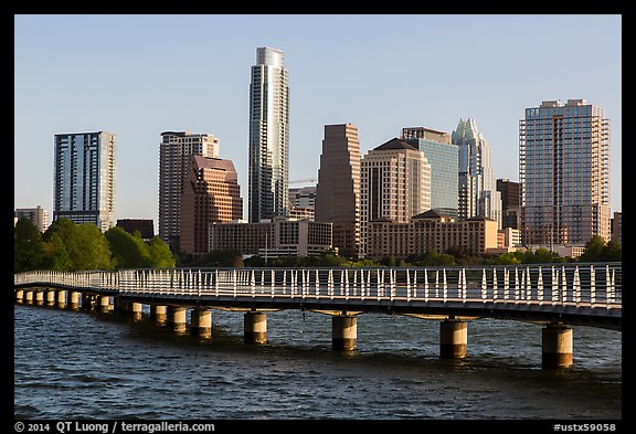 Austin skyline. Austin, Texas, USA (color)