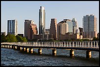 Austin skyline. Austin, Texas, USA ( color)