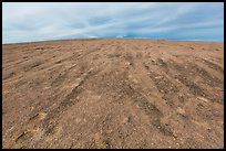 Gently rounded granite dome, Enchanted Rock. Texas, USA ( color)