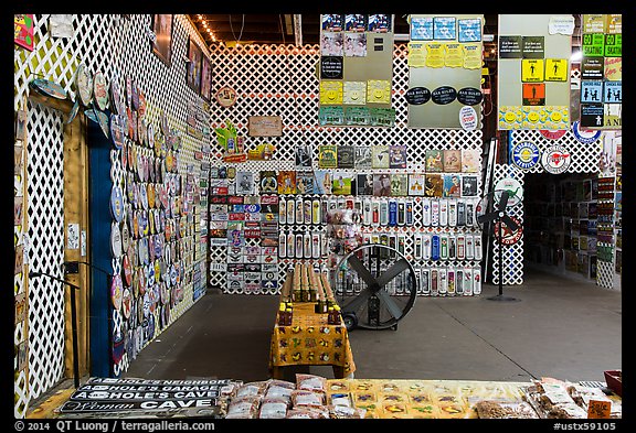 Souvenir shop. Fredericksburg, Texas, USA (color)