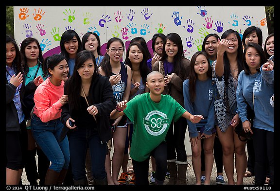 Students, University of Texas. Austin, Texas, USA (color)