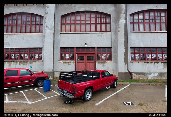 Side of Cowtown Coliseum. Fort Worth, Texas, USA (color)