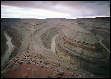 Goosenecks of the San Juan River. USA ( color)