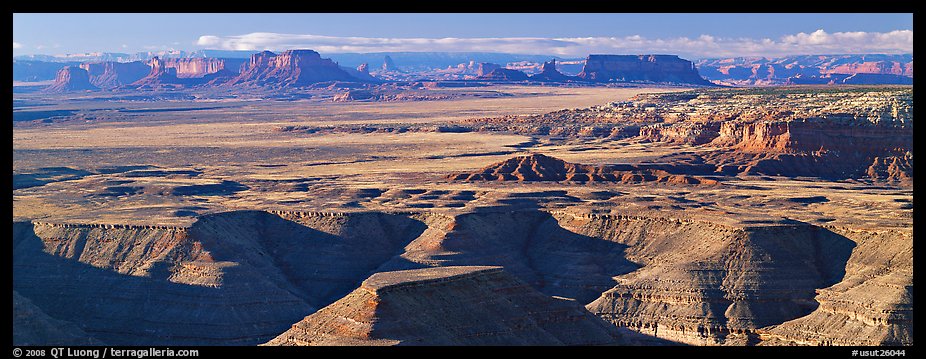 Canyon country scenery. Bears Ears National Monument, Utah, USA (color)