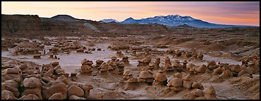 Goblin Valley landscape. Utah, USA (Panoramic color)