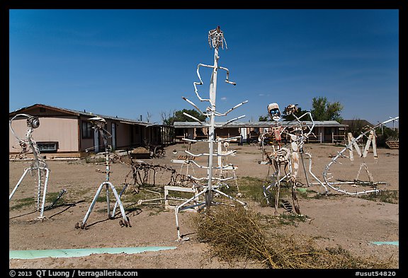 Modern sculptures, Hanksville. Utah, USA