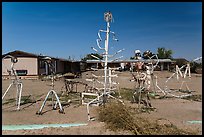 Modern sculptures, Hanksville. Utah, USA ( color)