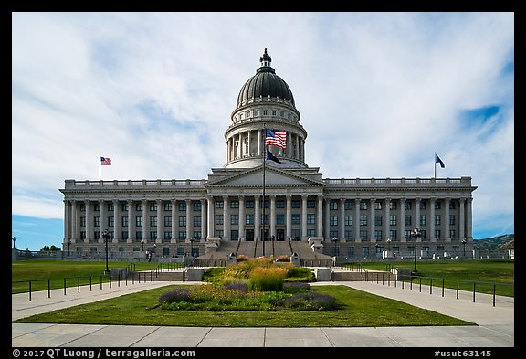 Utah State Capitol. Utah, USA (color)