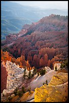 Ridges and hoodoos from North View Lookout. Cedar Breaks National Monument, Utah, USA ( color)