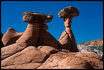 Rimrock Hoodoos. Grand Staircase Escalante National Monument, Utah, USA ( color)