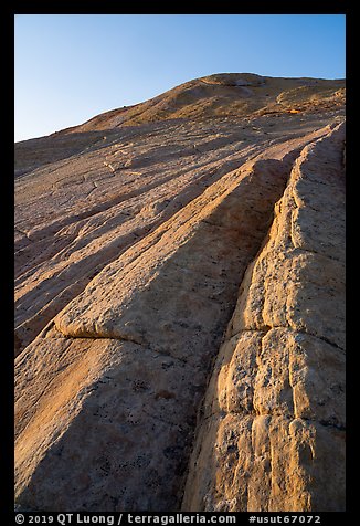 Sandstone swirls, Yellow Rock. Grand Staircase Escalante National Monument, Utah, USA (color)