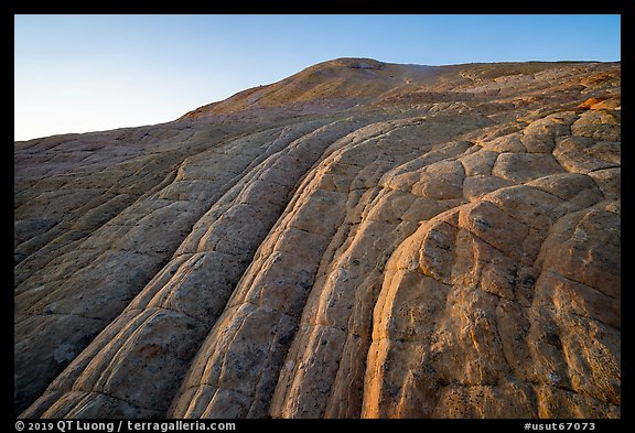 Swirls and cross-bedding, Yellow Rock. Grand Staircase Escalante National Monument, Utah, USA (color)