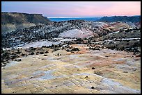 Yellow Rock and Cockscomb, sunset. Grand Staircase Escalante National Monument, Utah, USA ( color)