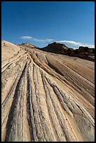 Yellow Rock cross-bedding at night. Grand Staircase Escalante National Monument, Utah, USA ( color)