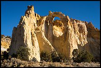 Dakota sandstone Grosvenor Arch. Grand Staircase Escalante National Monument, Utah, USA ( color)