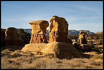 Devils Garden at night. Grand Staircase Escalante National Monument, Utah, USA ( color)
