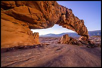 Sunset Arch, dawn. Grand Staircase Escalante National Monument, Utah, USA ( color)