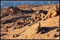 Rocks and slabs on the south slopes of Fortymile Ridge. Grand Staircase Escalante National Monument, Utah, USA ( color)