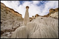 Wahweap Hoodoos and silt stone badlands. Grand Staircase Escalante National Monument, Utah, USA ( color)