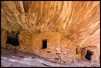 Flame Ceiling Ruin, Mule Canyon. Bears Ears National Monument, Utah, USA ( color)