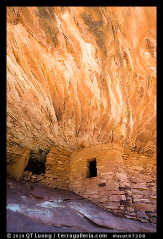 House on Fire Ruin. Bears Ears National Monument, Utah, USA (color)