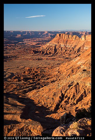 Canyon Rims at sunset. Bears Ears National Monument, Utah, USA (color)