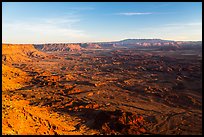 Indian Creek and Needles from Needles Overlook. Bears Ears National Monument, Utah, USA ( color)