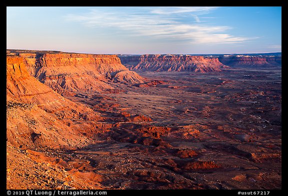 Indian Creek from Needles Overlook. Bears Ears National Monument, Utah, USA (color)