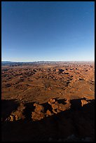 Indian Creek from Needles Overlook at night. Bears Ears National Monument, Utah, USA ( color)