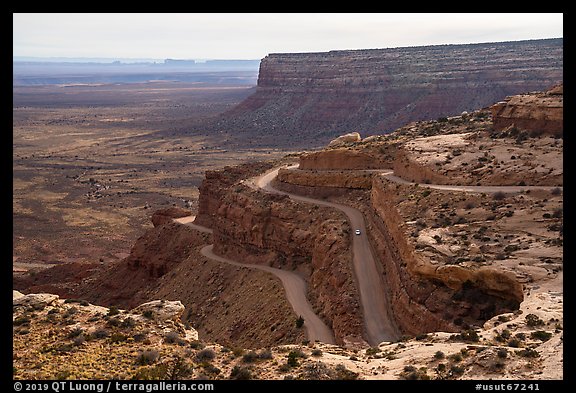 Moki Dugway. Bears Ears National Monument, Utah, USA (color)