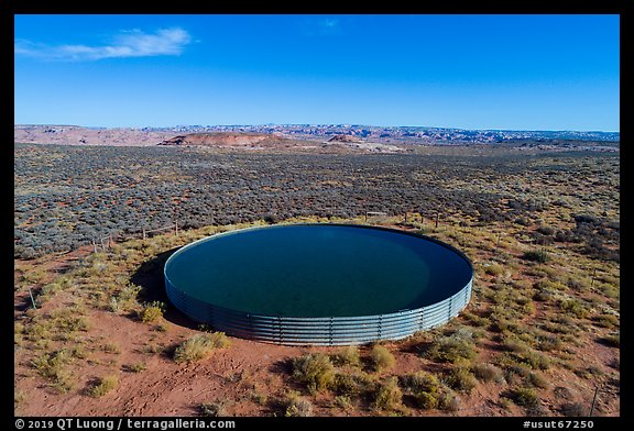 Forty Mile Water Tank. Grand Staircase Escalante National Monument, Utah, USA (color)