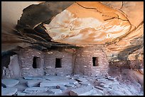 Fallen Roof Puebloan Ruin. Bears Ears National Monument, Utah, USA ( color)