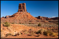 Castle Butte, Valley of the Gods. Bears Ears National Monument, Utah, USA ( color)