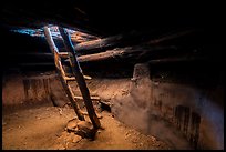 Inside Perfect Kiva. Bears Ears National Monument, Utah, USA ( color)