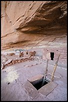 Entrance to Perfect Kiva. Bears Ears National Monument, Utah, USA ( color)