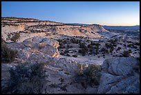 Near Heads of the Rocks at dawn. Grand Staircase Escalante National Monument, Utah, USA ( color)