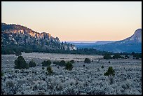 Bullrush Hollow at sunset. Grand Staircase Escalante National Monument, Utah, USA ( color)