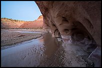 Paria River Windows at dawn. Grand Staircase Escalante National Monument, Utah, USA ( color)